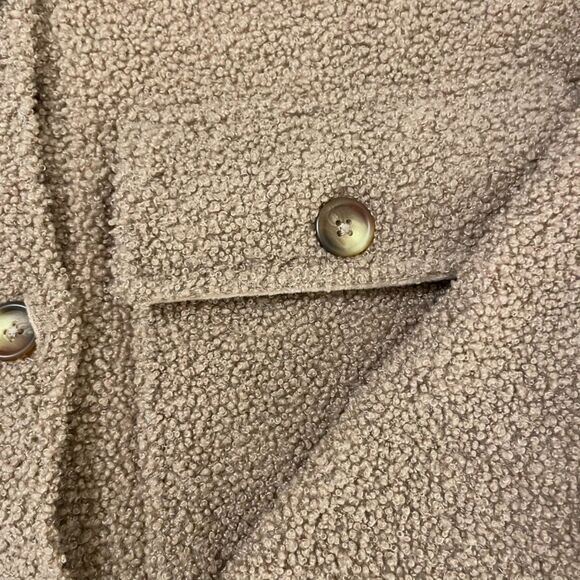 NWOT Abercrombie & Fitch Teddy Sherpa Coat / Shacket - XL - Picture 7 of 7